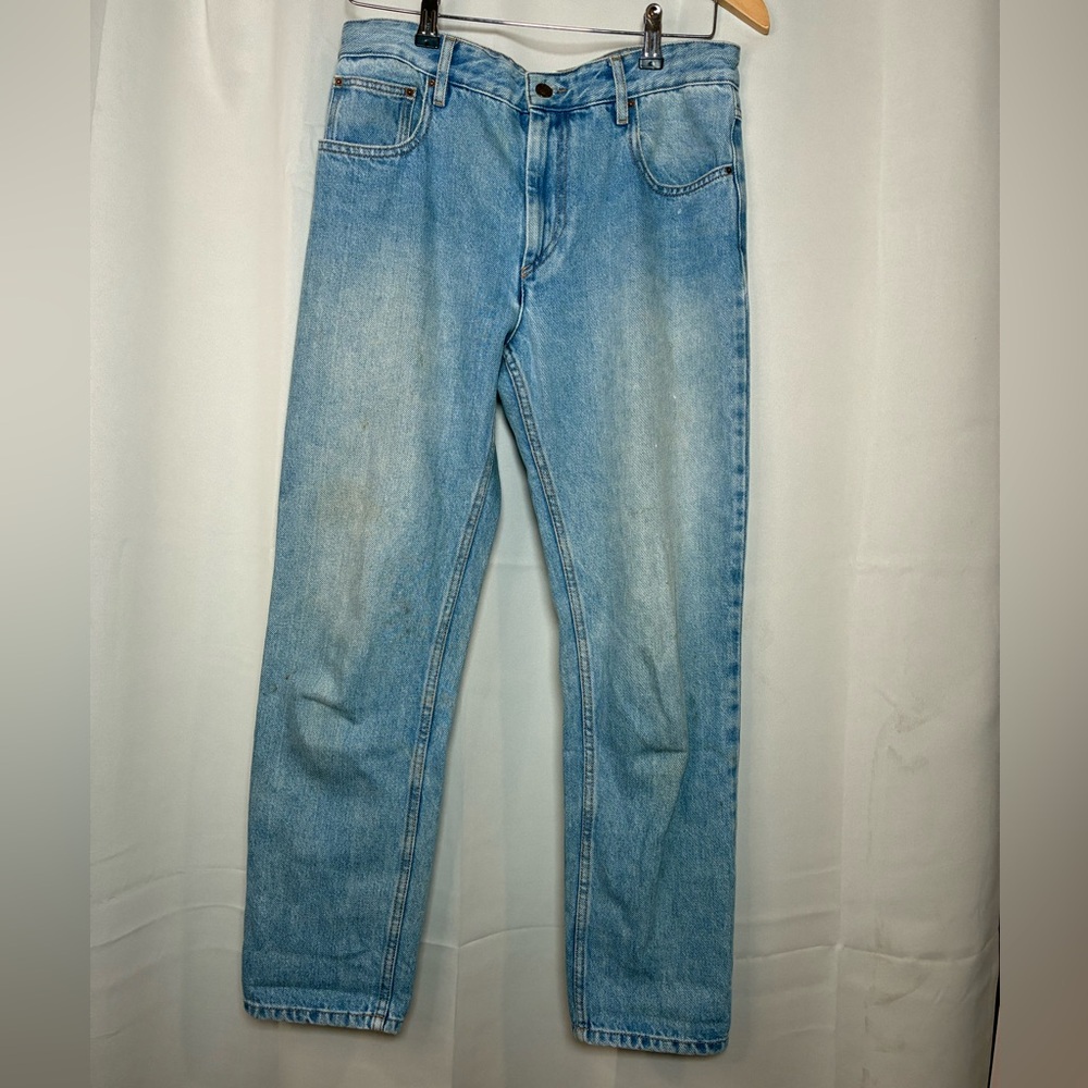 Isabel Marant Etoile Size 38 (US 6) Light Wash Denim Jeans High Rise Straight